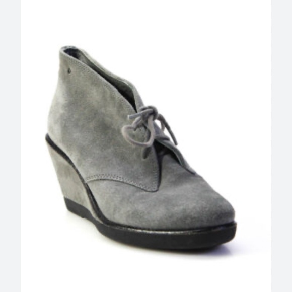 COACH ⭐️Cassy suede wedge booties - Picture 1 of 9